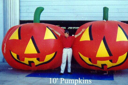 10' Scary Pumpkins