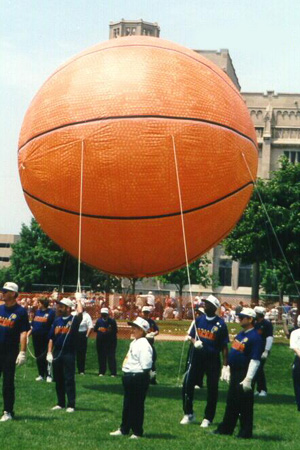 15' Basketball Helium Parade Balloon