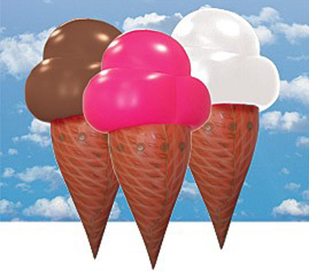 18' Icecream Cones